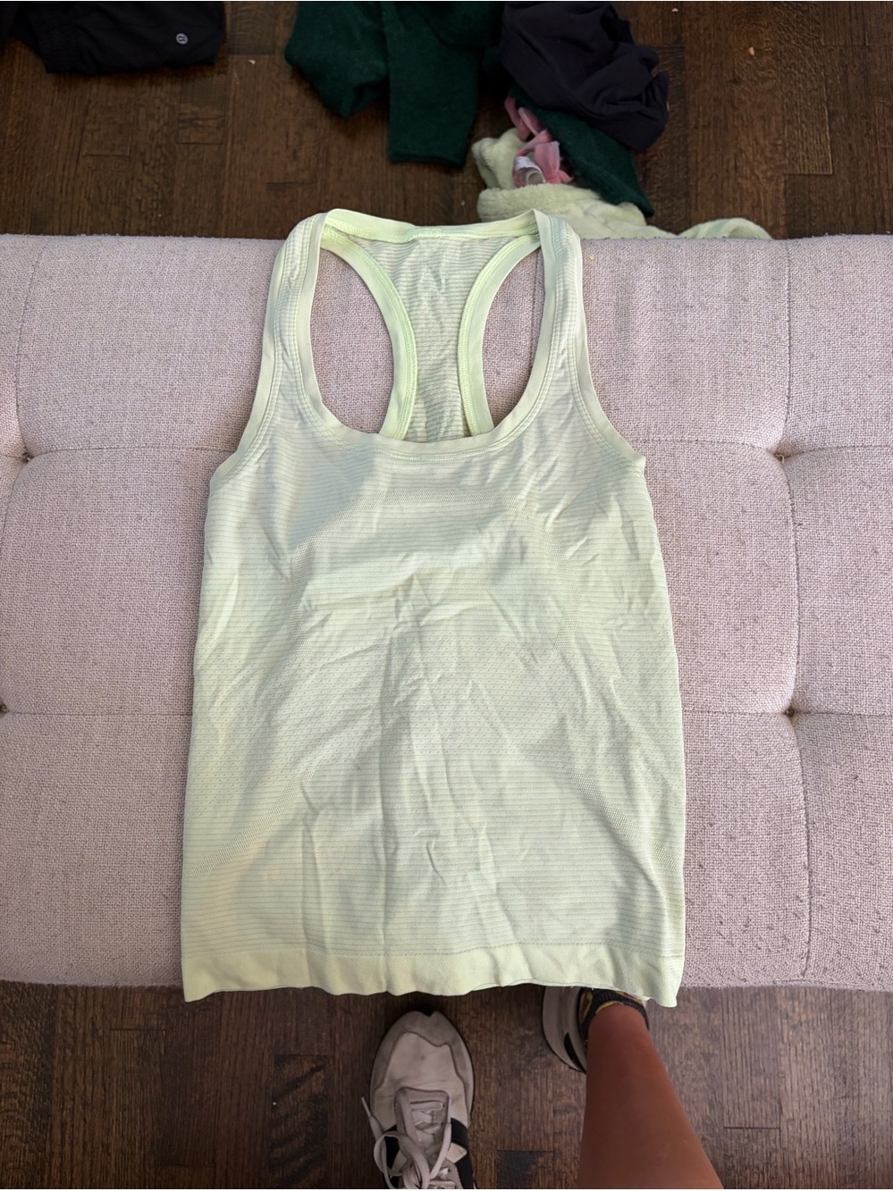lululemon athletica Light Lime Racerback Tank